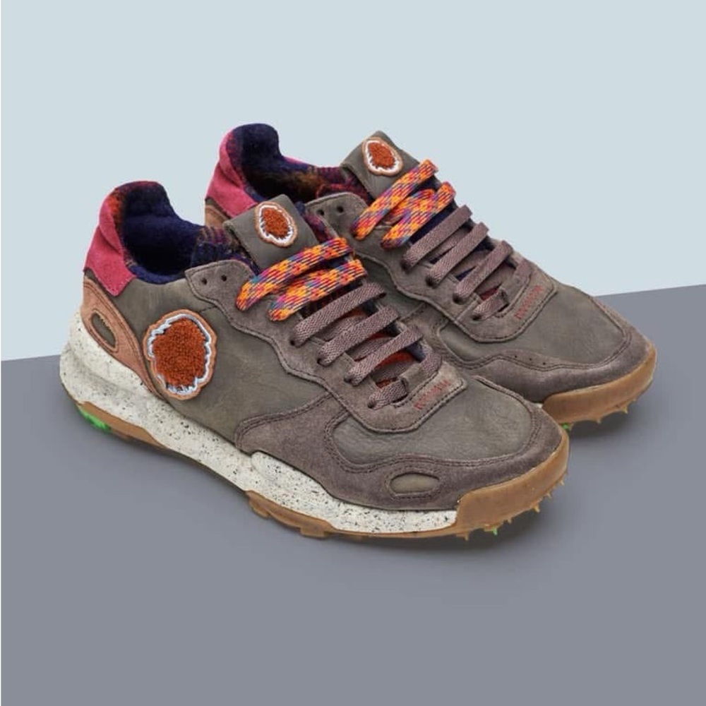 NWT In Box Satorisan Chacrona Premium Sneakers, Peat, Unisex, Size 38 EUR